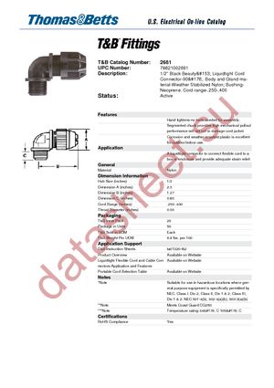 2681 datasheet  